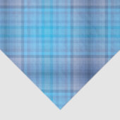 Colorful Blue Winter Spring Summer Stripes Pattern Seidenpapier (Detail)