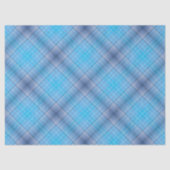 Colorful Blue Winter Spring Summer Stripes Pattern Seidenpapier (Vorderseite)