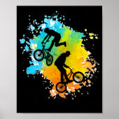 Colorful BMX Bike Boys Poster (Vorne)