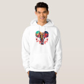 Colorful Bohemian Style Elephant Hoodie (Vorne ganz)