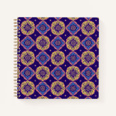 Colorful Boho Chic Mandala Pattern Notizblock (Vorderseite)