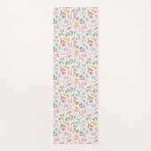 Colorful Boho Floral Yogamatte (Vorderseite)