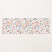 Colorful Boho Floral Yogamatte (Vorderseite (Horizontal))