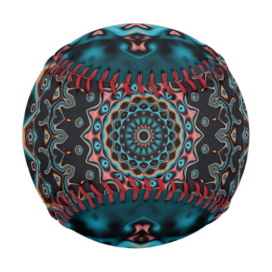 Colorful Boho Mandala Baseball (Rückseite)