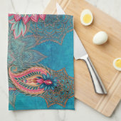 Colorful Boho, Paisley und Mandala Küchentücher (Viertel Falte)