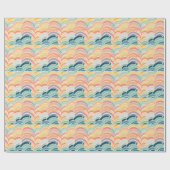 Colorful Boho Rainbows Geschenkpapier (Flach)