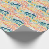 Colorful Boho Rainbows Geschenkpapier (Ecke)