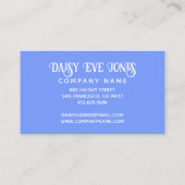 Colorful Boho Sunrise Business Card Visitenkarte (Rückseite)