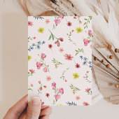 Colorful Boho Wildblume Fairytale Einladung