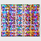 Colorful Bokeh Geschenkpapier (Flach)