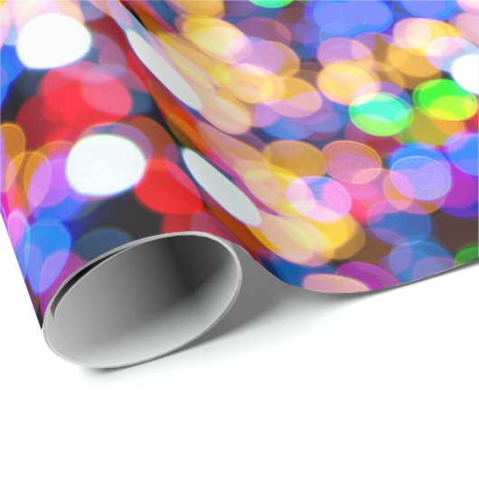 Colorful Bokeh Geschenkpapier (Rolleneckpunkt)