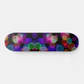 Colorful Bokeh Skateboard (Horizontal)