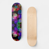 Colorful Bokeh Skateboard (Vorderseite)