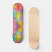 Colorful Bokeh Skateboard (Vorderseite)