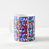 Colorful Bokeh Tasse (Vorderseite Links)