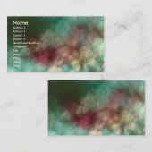 Colorful Bokeh Visitenkarte (Vorne/Hinten)