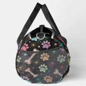 Colorful Bones Starburst Gear Monogram Personalize Duffle Bag (Rechts)