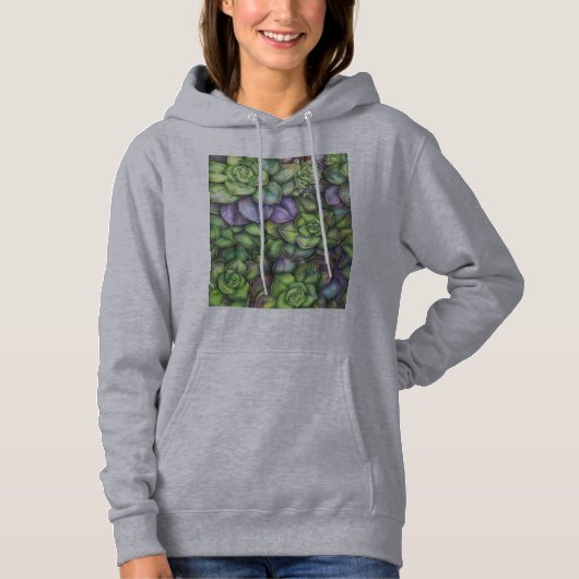 Colorful Botanical Hoodie (Vorderseite)