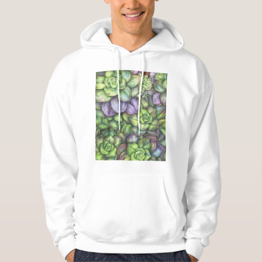 Colorful Botanical Hoodie  (Vorderseite)