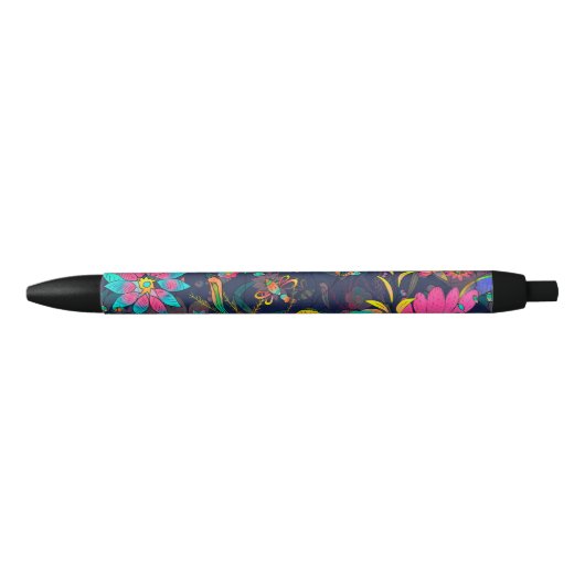 Colorful botanical pattern kugelschreiber (Vorderseite)