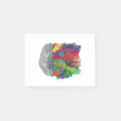 Colorful Brain Post-it Klebezettel (Vorderseite)
