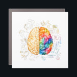 Colorful Brain - Science And Art - Neuroscience Ne Auto Magnet<br><div class="desc">Colorful Brain - Science And Art - Neuroscience Neurologist</div>
