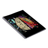 Colorful Brain Science Architecture Art Notizblock (Rechte Seite)