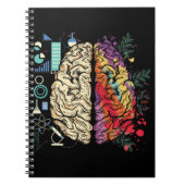 Colorful Brain Science Architecture Art Notizblock (Vorderseite)