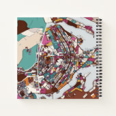 Colorful Brasilia Map Notizblock (Rückseite)