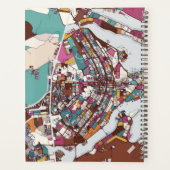 Colorful Brasilia Map Planer (Rückseite)