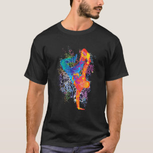 Colorful Breakdance Hip Hop B Booking Breakdance T-Shirt