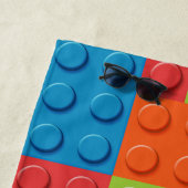 Colorful bricks kids pattern strandtuch (Beispiel)