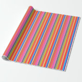 Colorful Bright Modern Christmas Geschenkpapier (Ungerollt)