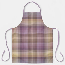 Colorful Brown Purple Checkers Colors Of The Year Schürze