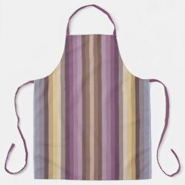 Colorful Brown Purple Colors Of The Year Stripes Schürze