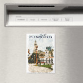 Colorful Buenos Aires Argentinien Skyline Magnet (In Situ (Geschirrspüler))