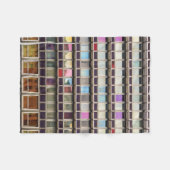 Colorful building fleecedecke (Vorderseite (Horizontal))