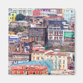 Colorful Buildings on zu Hill Magnet (Vorne)