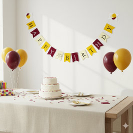 Colorful Bunting Flags for Birthday Celebrations Wimpelkette