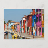Colorful Burano Postkarte (Vorderseite)
