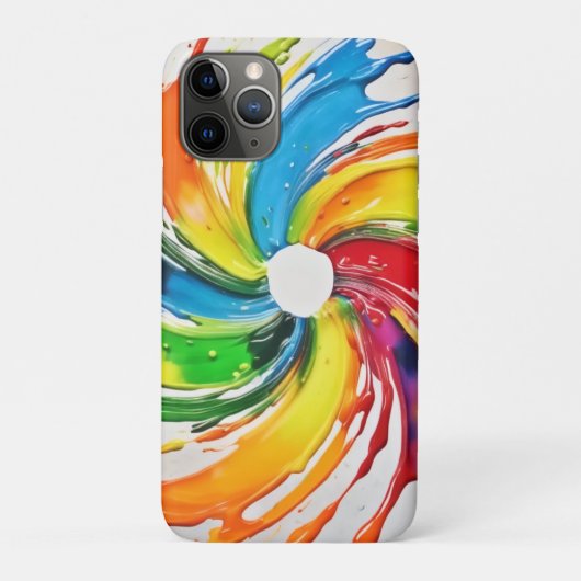 Colorful Burning Art Case-Mate iPhone Hülle (Rückseite)