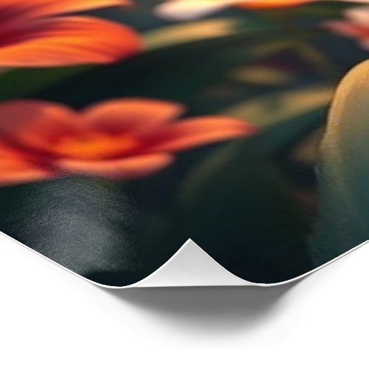 colorful butterfly art poster (Ecke)