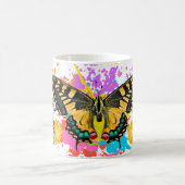 Colorful Butterfly Art with Vibrant Wing nature Kaffeetasse (Mittel)