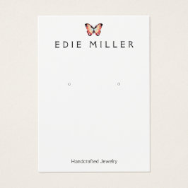 Colorful Butterfly Earring Display Card