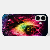 Colorful Butterfly Kitty Case-Mate iPhone Hülle (Rückseite (Horizontal))