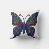 Colorful Butterfly Pillow Kissen (Rückseite)