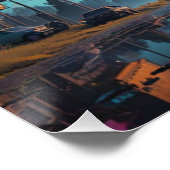 colorful butterfly poster (Ecke)