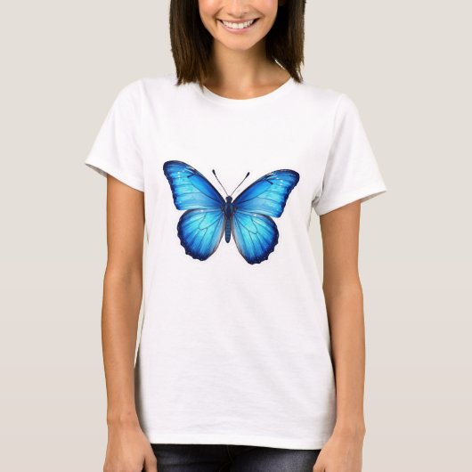 Colorful Butterfly T-Shirt – Trendy Youth Tee (Vorderseite)