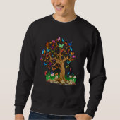 Colorful Butterfly Tree Sweatshirt (Vorderseite)
