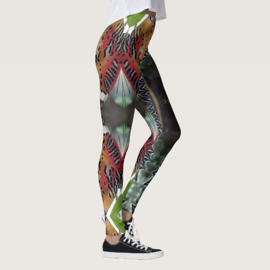 Colorful Butterfly Wing Pattern Legging Leggings (Rechts)